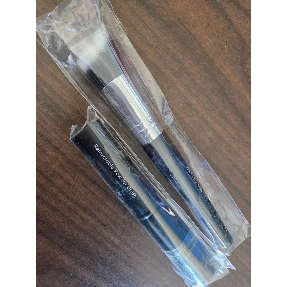 Laura Geller ANGLED contour BRUSH and Retractable Kabuki Powder Brush NEW